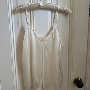 NWT Anine Bing Gwyneth 💯 % Silk Cami Tank Size Large